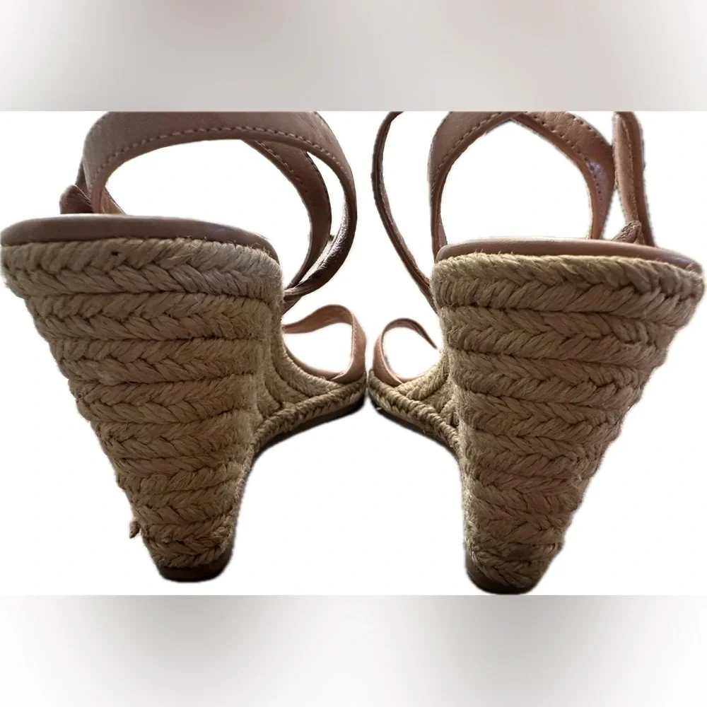 Tory Burch Leather Wedges